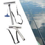 Fishing Rack Easy Install Clamp on Rod Holder Premium Yacht Rail