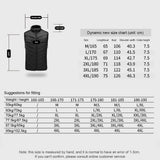 Electric Jackets 2 Areas Body Warmer Clothes USB Heated Vest Washable Winter Heating Jacket For Camping M-4XL
