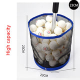 Pingpong Ball Retriever Container Training Tool Ball Pick Up Net Bag Table Tennis Picker NEW