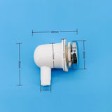 Φ11.5mm 30mm ABS Cover Bubble Chromed Cap PVC Base Hot Tub Air Massage Bathtub Jet Nozzle