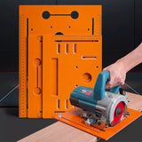 Circular Rail Bottom Adjustable Cutting hine Bakelite Guide Plate Saw Base Woodworking Bench Accessories