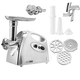 2800W 110V-220V Electric Meat Grinder Kitchen Mincer Sausage Stuffer Maker Filler Machine Food Processor Meat Slicer for Patty