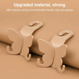 Seat Back Versatile Headrest Butterfly Hanger Car Interior Organizer Automotive Purses And Bags Storage Hook