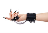 Visual Skeleton With Multiple Chain Finger Bracelet