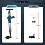 Professional High Pressure Pipe Plunger Toilet Plungers Pump Air Blaster Hose Unblocker Opener Drain Sin Cleaning Gun Bathtub