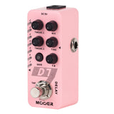 Mooer Delay Pedal Musical Guitarra Looper Pedal D7 Digital Delay Pedal 6 Customizable Digital Delay Effects with The Seventh Led