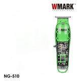 WMARK NG-510 Transparent Style Detail Trimmer Professional Rechargeable Clipper 6500 RPM with LED Battery Display