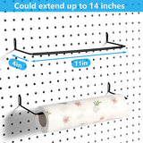 188 Piece Hooks With Pegboard Bins,Peg Locks,For Organizing Various Tools For Kitchen Craft Room Accessories