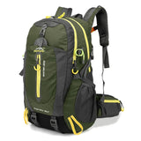 40L Water Resistant Backpack Camping Hiking Laptop Daypack Trekking Climbing Back for Outdoor Bags Travel Supplies