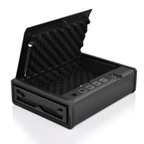 Portable Biometric Boxes Personal Gun with Finger Print Password Key Unlock Safe for Guns Valuables
