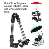 Frame Support For Electronic Wheelchair Elderly Scooter Parts Accessories Umbrella Attachment Handle Holder Connector