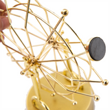 Creative Metal Ferris Wheel Yongdong Instrument Pendulum Miniatures Newton Rotating Color Track Wobbler Room