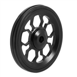 Folding Bike Easy Wheel for Aluminum Alloy Easywheel Ultralight Sealed Bearing Push Wheels Bicycle Parts,Black
