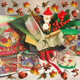 New Christmas Romantic Bouquet With Music Diy Building Bloc Educational Assembly Toys For Xmas Gifts