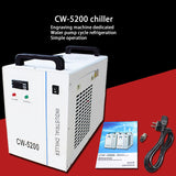 Industrial Water Chiller CW-3000 CW-5200 6L 8L For CNC Spindle 60W 80W Cutting hine CO2 Laser Tube Coog Equipment