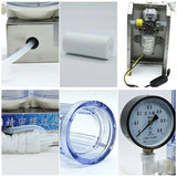 220V 60W 5-inch Tertiary Filter Fruit Wine Filtering hine Household Small Brewing Equipment With Pressure Gauge