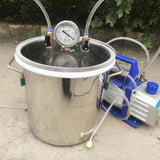 Vacuum saturated cylinder device experimental testing equipment stainless silicone defoaming barrel carbon fiber resin collector