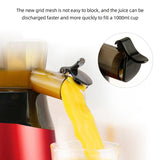 Portable Slow Masticating Juicer - Cold Press Extractor with Two Speed Modes, Juice Maker