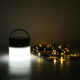 Solar Camping Lantern Hanging Tent Rechargeable 3600mAh lithium-ion Battery Type C Charging Waterprootmosphere Light