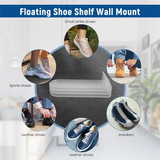 Shoe Display Wall Mount Set of 8,Clear Acrylic Floating Shees for Showcase Sneaker Collection
