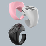 Phone Selfie Controller Wireless Page Turning Cellphone Ring Rechargeable Short Video Smartphone Flipping Button