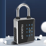 Electronic Smart Door Biometric Fingerprint Padlock TUYA/TTLOCK APP Portable Keyless Quick Unlock Anti-Theft Password Lock