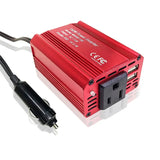 150W Modified Sine Wave DC 12V to AC 110/220V Portable Car Power Inverter Charger Converter Adapter with EU/US Plug