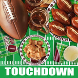 101 PCS Themed Tableware Set Green Perfect For Football Game Or Birthday Party