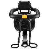 Safety Child Bicycle Front Baby Seat Kids Saddle with Foot Pedals Support Back Rest for MTB Road Bike