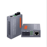HTB-GS-03AB 5KM 20KM Fiber Single Mode Media Converters 10/100/1000mbps Stable Transmission Bilateral Ventilation