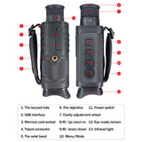 Outdoor Hunting Night Vision Device Infrared Optical Monocular 5X Digital Zoom Outdoor 500~1000M Full Dark Night View Distance