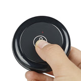 TD032 black circular caller service bell IP55 single/two/three/four key optional