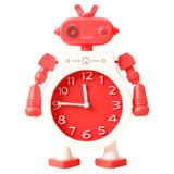 Bedroom Alarm Clock Cool Robot with Joint Arm Movement Cartoon Decoration Gifts for Children Back to School B