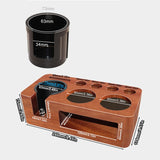 Wooden Filter Tamper Holder - Sturdy Multipurpose Coffee Tool