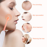 4 Tubes Facial Rechargeable Portable Tightening High Frequency White Handheld Skin Wand hine