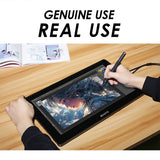 BOSTO 16HD 15.6 Inch IPS Graphics Drawing Tablet Display Monitor 1920x1080 High Resolution 16K Pressure Level with Rechargeable