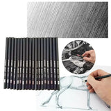 29pcs Sketch Pencil Set Professional Sketching Drawing Art Pencils Graphite Charcoal Stick Artist For Painter School Students