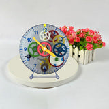 Assembled Clockwork Model Educational Puzzle Toy nical Gear Teaching Clock DIY Electronic Kit