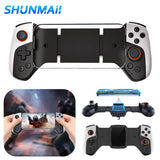 Mobile Gaming Controller Bluetooth-Compatible5.3 Turbo/Back Button/Vibration Cell Phone Gamepad ro Function for Android iOS