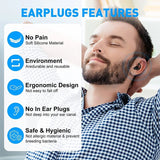 Portable Anti Silicone Earplugs Waterproof Swims Ear Plugs Sleep Diving Softs Comfort Canceling Noise Reduction Soundproof