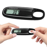 3D Portable Digital LCD Display Accurate Step Tracker Electronic Pedometer for Women Men
