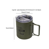 Mug Insulated 304 Stainless Steel Drinkware Rustproof Camping Cup Metal