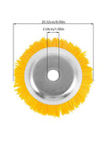 8 Inch Cutter Lawn Mower Universal Grass Trimmer Head Nylon Wire Wheel Rotary Weed Brush for Garden Lawnmower