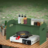 Foldable Gas Stove Windshield with Storage Layer - Ultra-Light Portable Camping Accessory