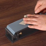230x70MM Bowen Sandpaper Holder Leather Cutting Knife Handmade Leathercraft Tools Sharpening Bracket Aircraft Aluminum Material