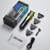 2024 New Resuxi LM-661 Rechargeable Trimmer Oil Head Electric Push Shear Hairsalon Home Men's Carved Hair Clipper