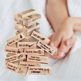 Block Couple Activities Date Ideas Valentine Tumbg Tower Stacking Bloc Game For Adults Couples Night Party