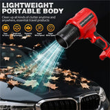 B89B-Dust Removal Air Blower Cordless Turbofan Blower For 20V Battery 40000RPM Jet Fan For Lawn Care Patio Cleaning