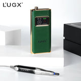 Lugx OEM/ODM New Model Microfiber Leather Rechargeable Portable 35000 Rpm Coreless Nail Drill