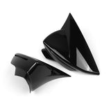 2pcs Side Door Wing Mirror Cover Cap Replacement for Leon 3 5F ST FR / Cupra 2012-2020 SEAT Ibiza 5